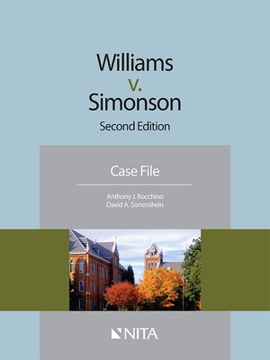 cover image of Williams v. Simonson Case File